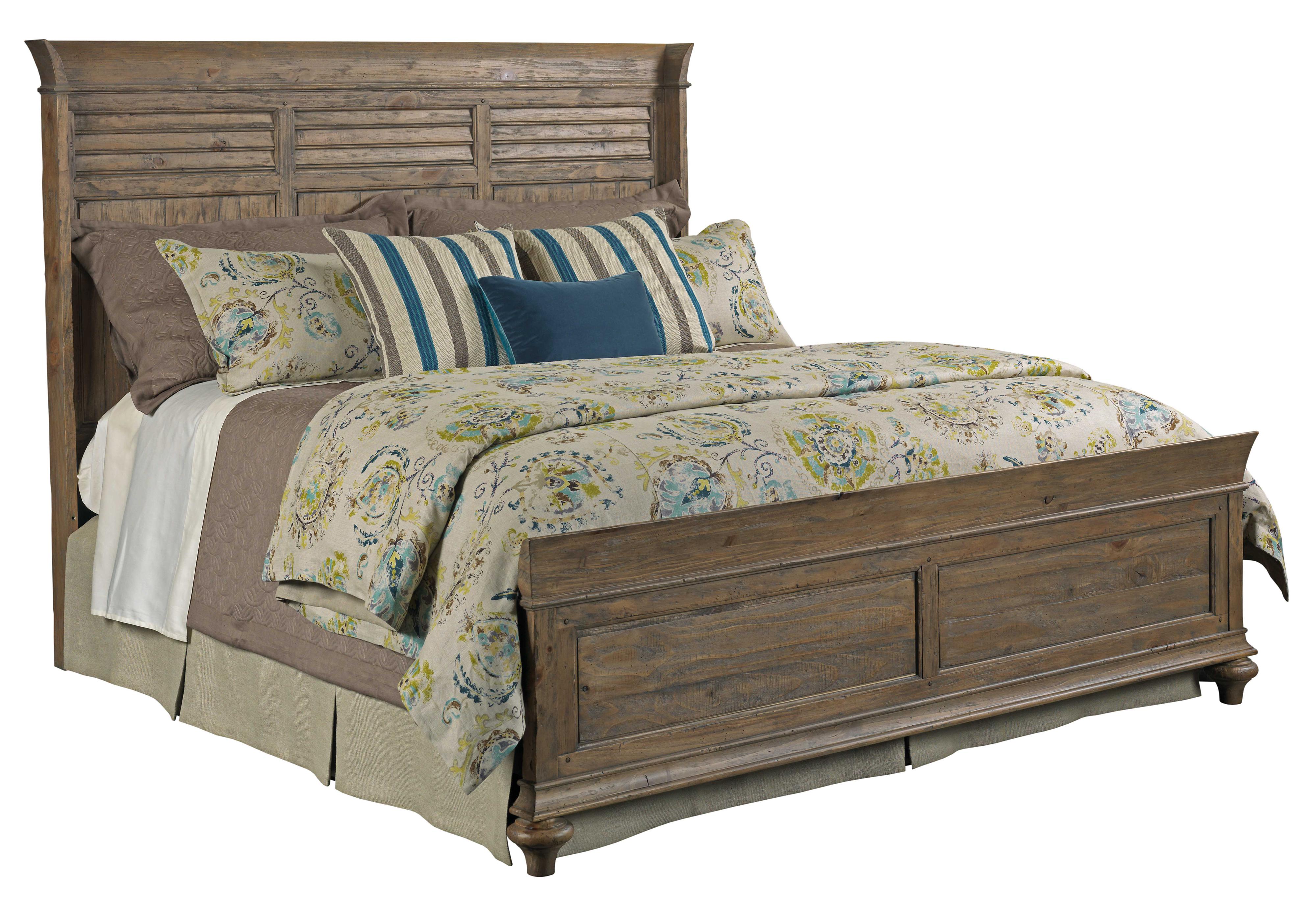 Kincaid Furniture Weatherford Shelter King Bed Package With Shutter Weatherford Shelter King Bed Package With Shutter Style Headboard And Panel Footboard By Kincaid Furniture