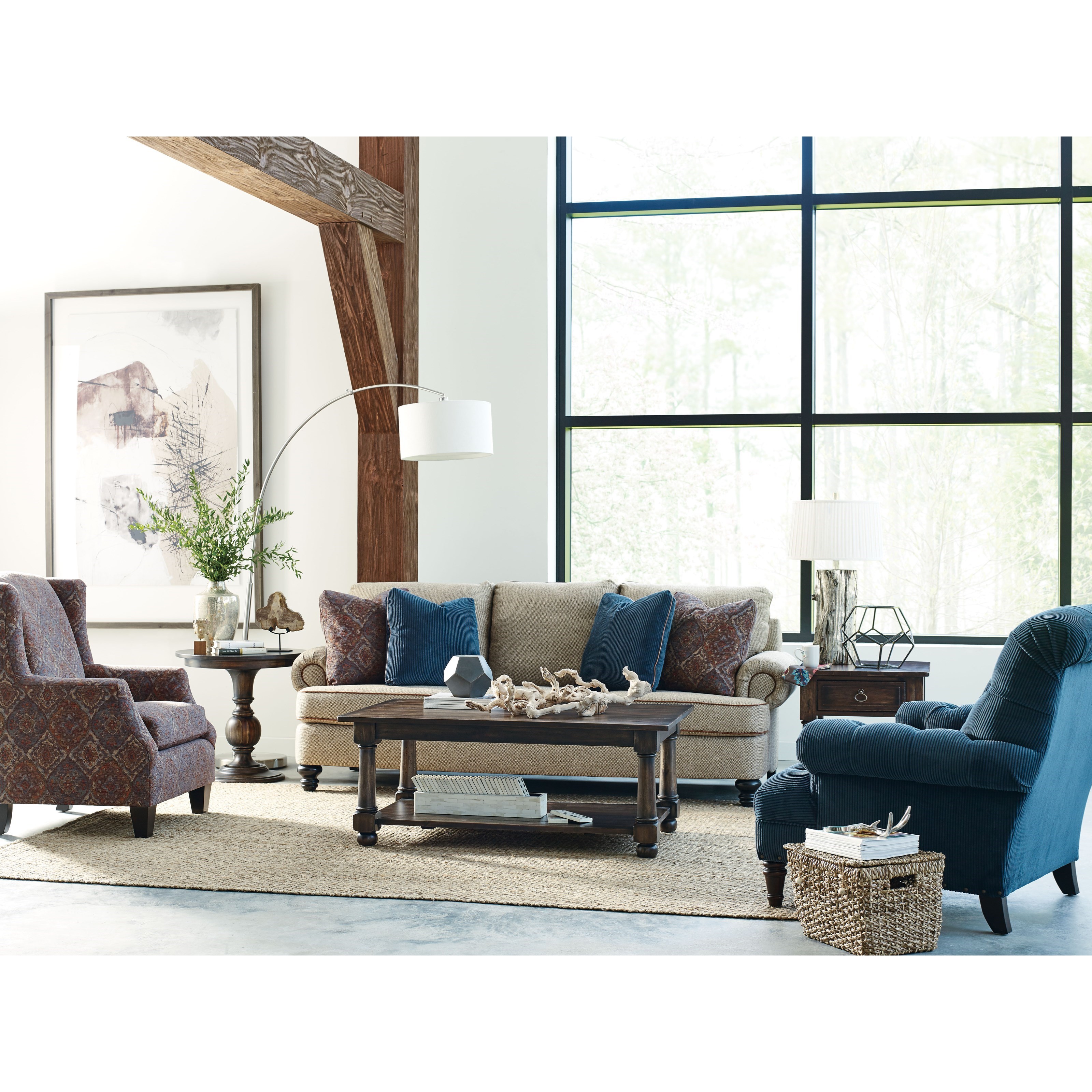 Kincaid Furniture Wildfire Vintage Round Lamp Table Jacksonville