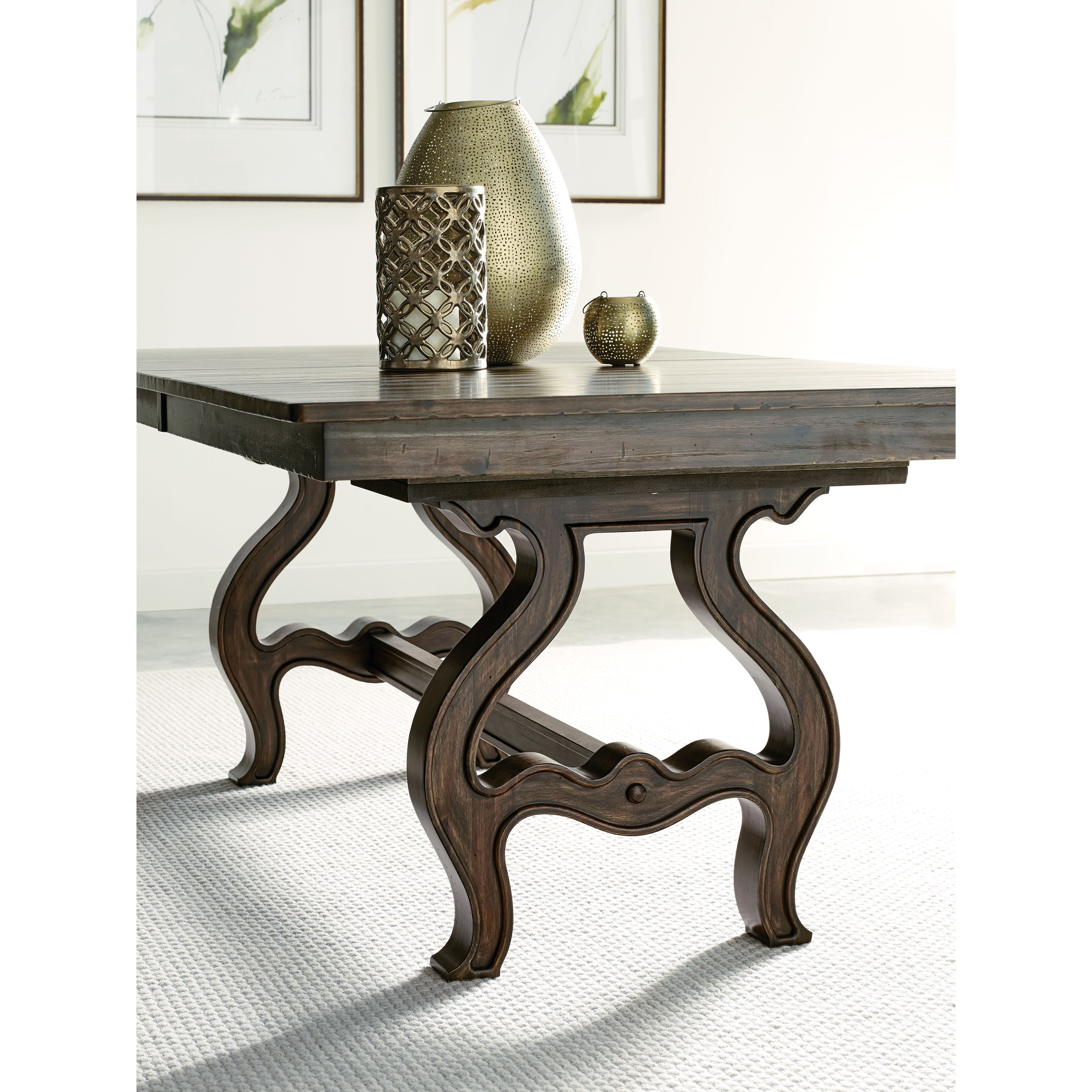 Kincaid Furniture Wildfire Nine Piece Dining Set with Extendable