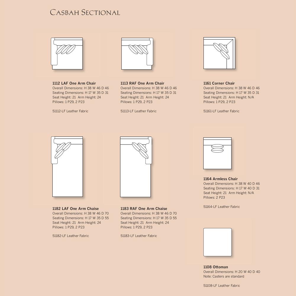 King Hickory Casbah Transitional U Shaped Sectional Sofa Story & Lee