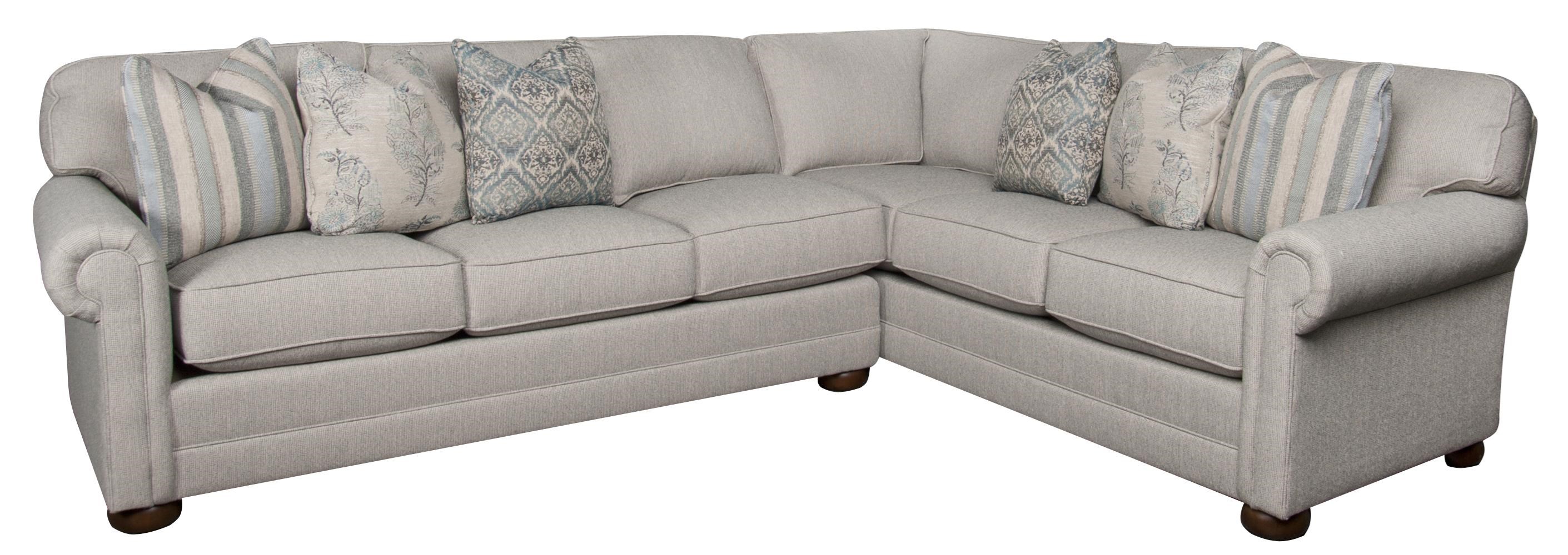 Biltmore Jacqueline Sectional Sofa With Accent Pillows Morris Home Sectional Sofa With Accent Pillows