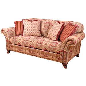 King Hickory Katherine Traditional Stationary Sofa With Nailhead King Hickory Katherine Traditional Stationary Sofa With Nailhead Trim Howell Furniture