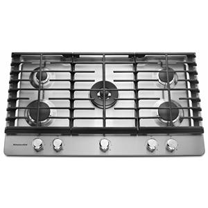 KitchenAid Gas Cooktops - 2014 36'' 5-Burner Gas Cooktop