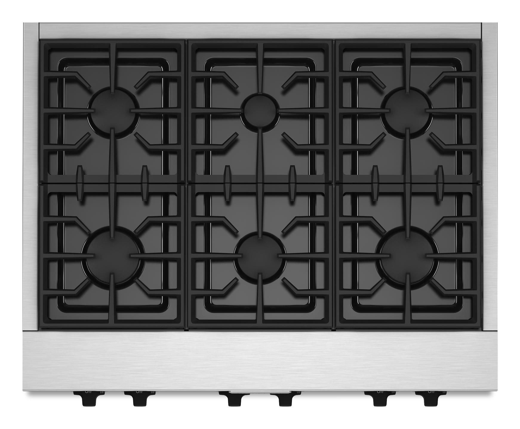 KitchenAid 36" BuiltIn Gas Cooktop with 6 Sealed Burners Colder's