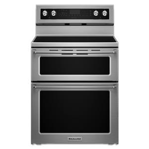 KitchenAid KitchenAid Electric Ranges 30-Inch 5 Burner Electric Double Oven Convec