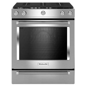 KitchenAid KitchenAid Gas Ranges 30" 5-Burner Gas Slide-In Convection Range