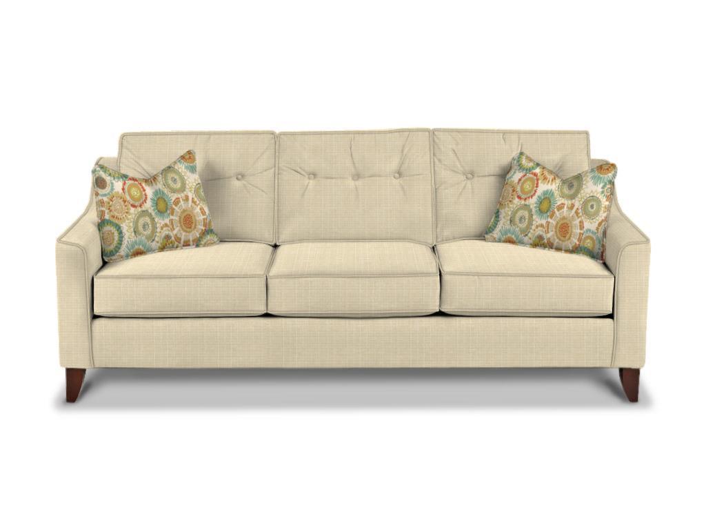 Audrina Mid Century Modern Style Sofa With Tufted Cushions By Klaussner At Dunk Bright Furniture