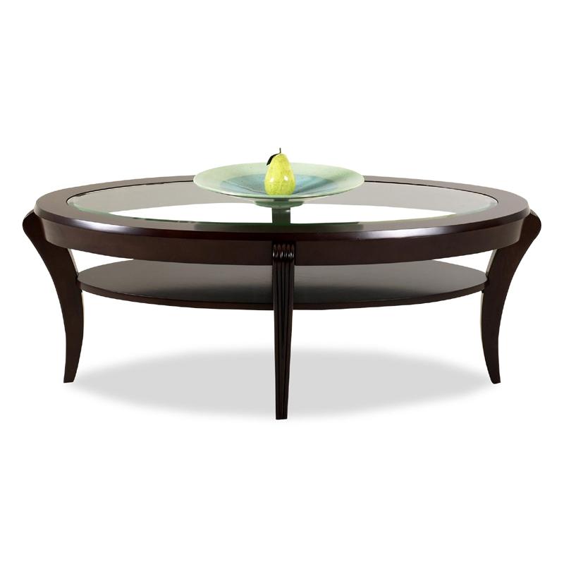 Klaussner International Bandero Oval Cocktail Table Darvin Furniture
