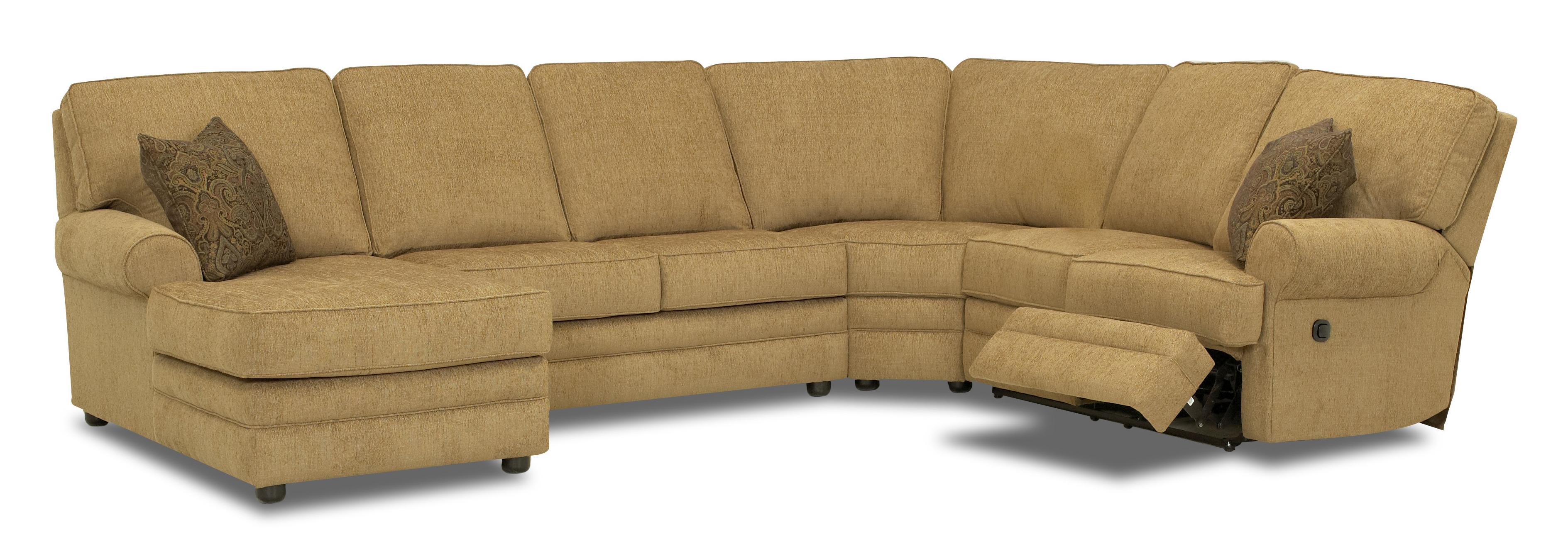 Elliston Place Belleview Reclining Sectional with LeftSide Chaise