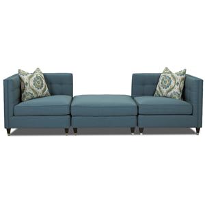 Page 5 Of Sectional Sofas Dayton Cincinnati Columbus Ohio Elliston Place Celeste Contemporary Three Piece Sectional Sofa
