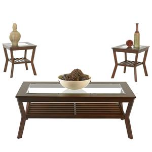 Morris Home Furnishings Clifton Northfield Cocktail and End Table Group