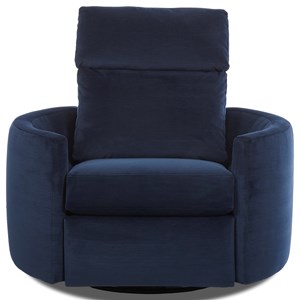 Klaussner Cosmo Power Reclining Swivel Chair