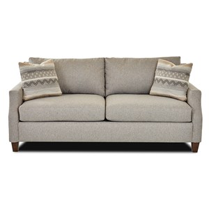 Klaussner Value City Furniture New Jersey Nj Staten Island Transitional 2 Seat Sofa