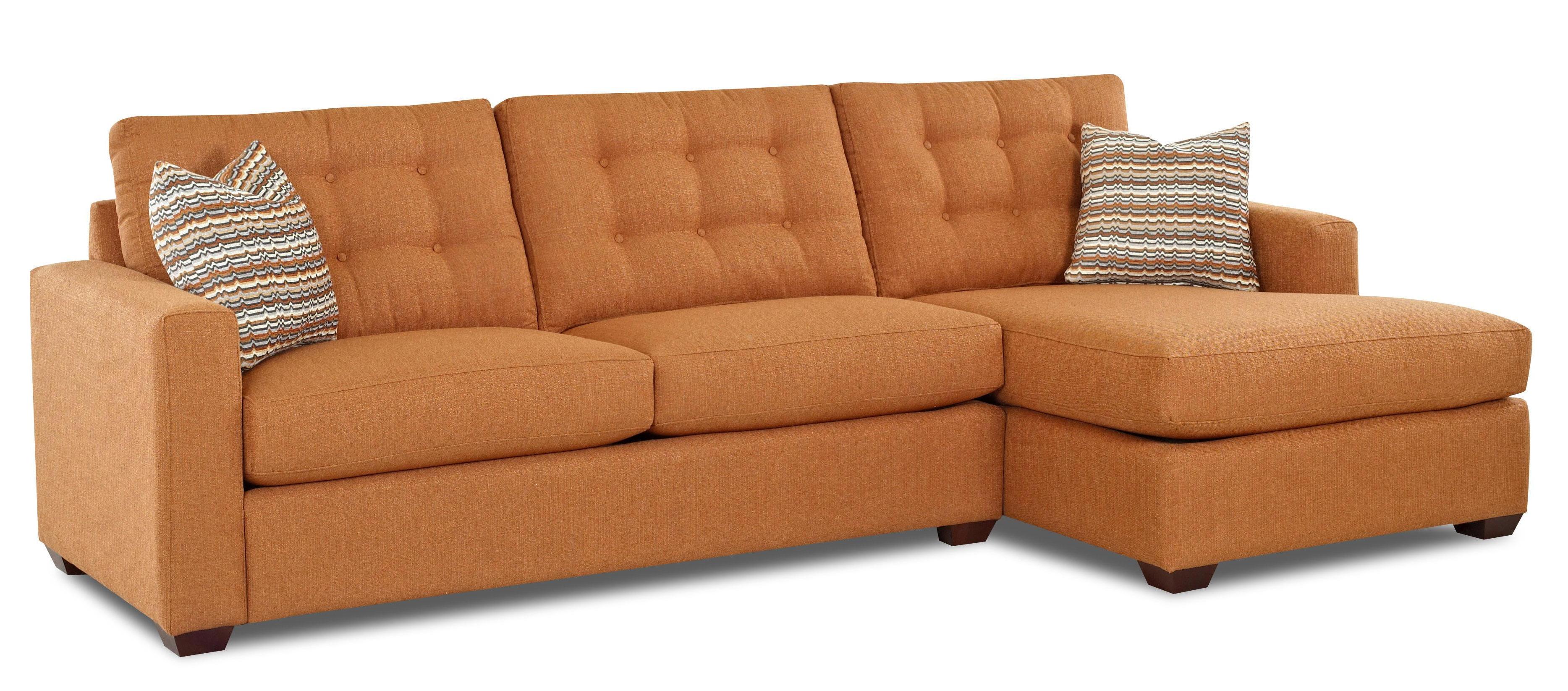 Klaussner Lido Contemporary Sectional Sofa With Right Facing Chaise Lido Contemporary Sectional Sofa With Right Facing Chaise Lounge By Klaussner
