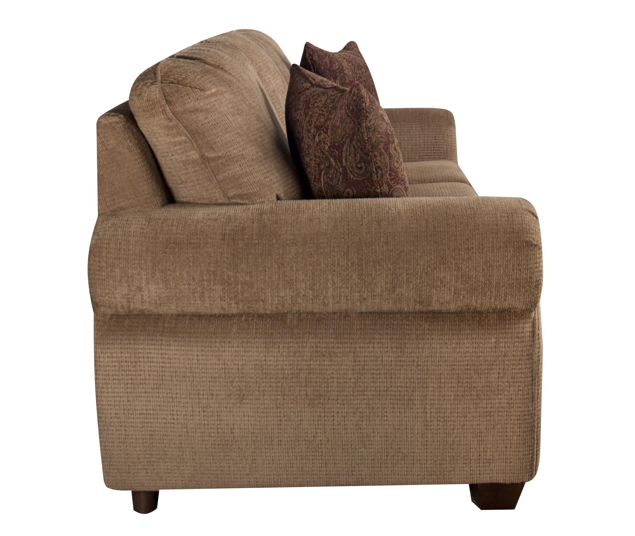 Elliston Place Marjorie Classic Sofa with Decorative Accent Pillows