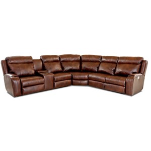 Page 18 Of Sectional Sofas New Jersey Nj Staten Island Hoboken Klaussner Merlin 4 Seat Pwr Recl Sect Sofa W Head Lumb