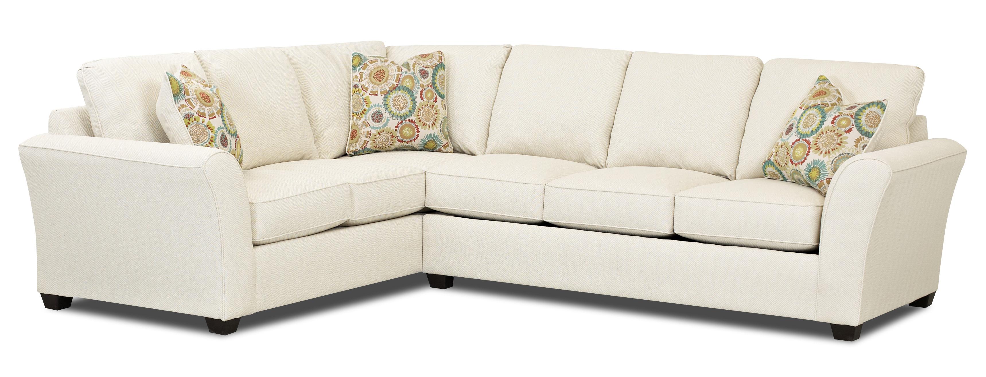 Klaussner Sedgewick Transitional 2 Piece Sectional Sofa Fmg Klaussner Sedgewick Transitional 2 Piece Sectional Sofa