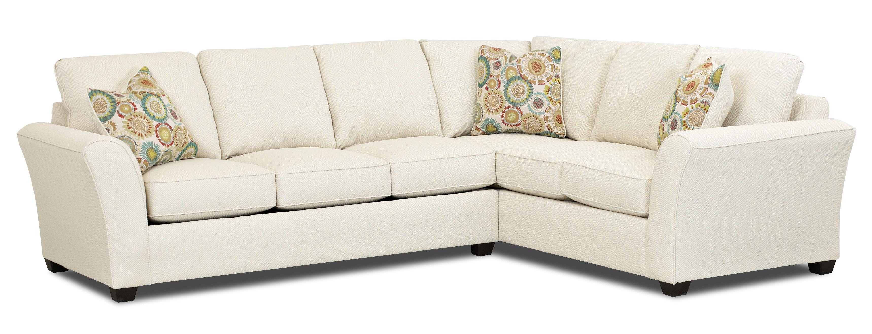 Klaussner Sedgewick Transitional 2 Piece Sectional Sofa Fmg Klaussner Sedgewick Transitional 2 Piece Sectional Sofa