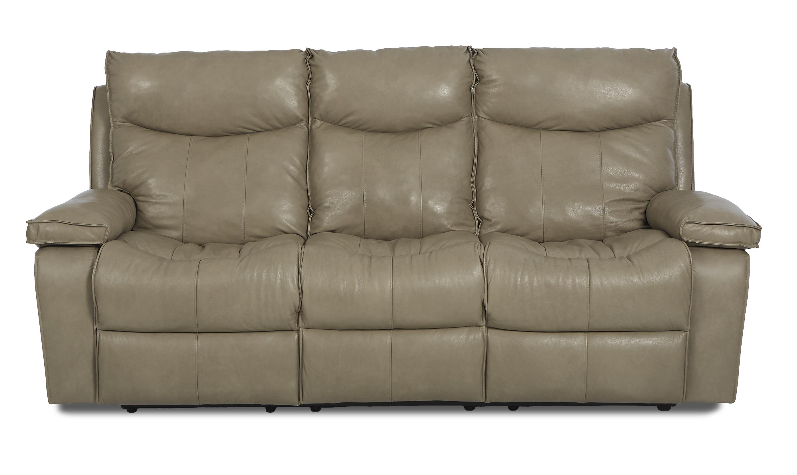 Klaussner Wilson Contemporary Power Reclining Sofa Wayside