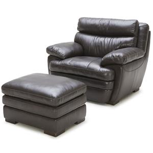 BFW Lifestyle 5073 Chair and Ottoman Set