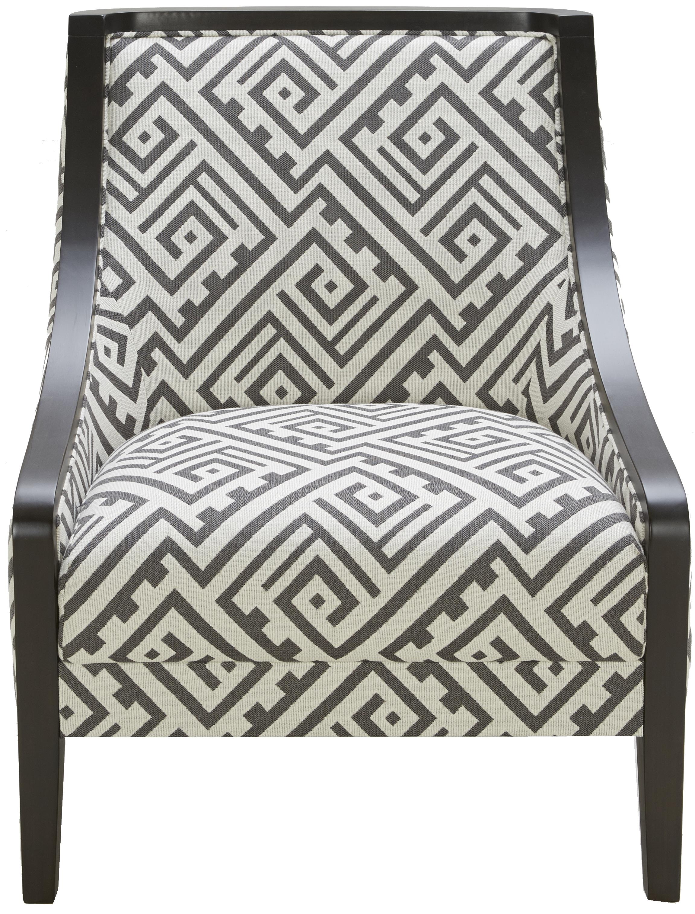 chaise accent chair on Urban Evolution Wood Trim Traditional Accent Chair With Exposed Wood Belfort Furniture Exposed Wood Chairs