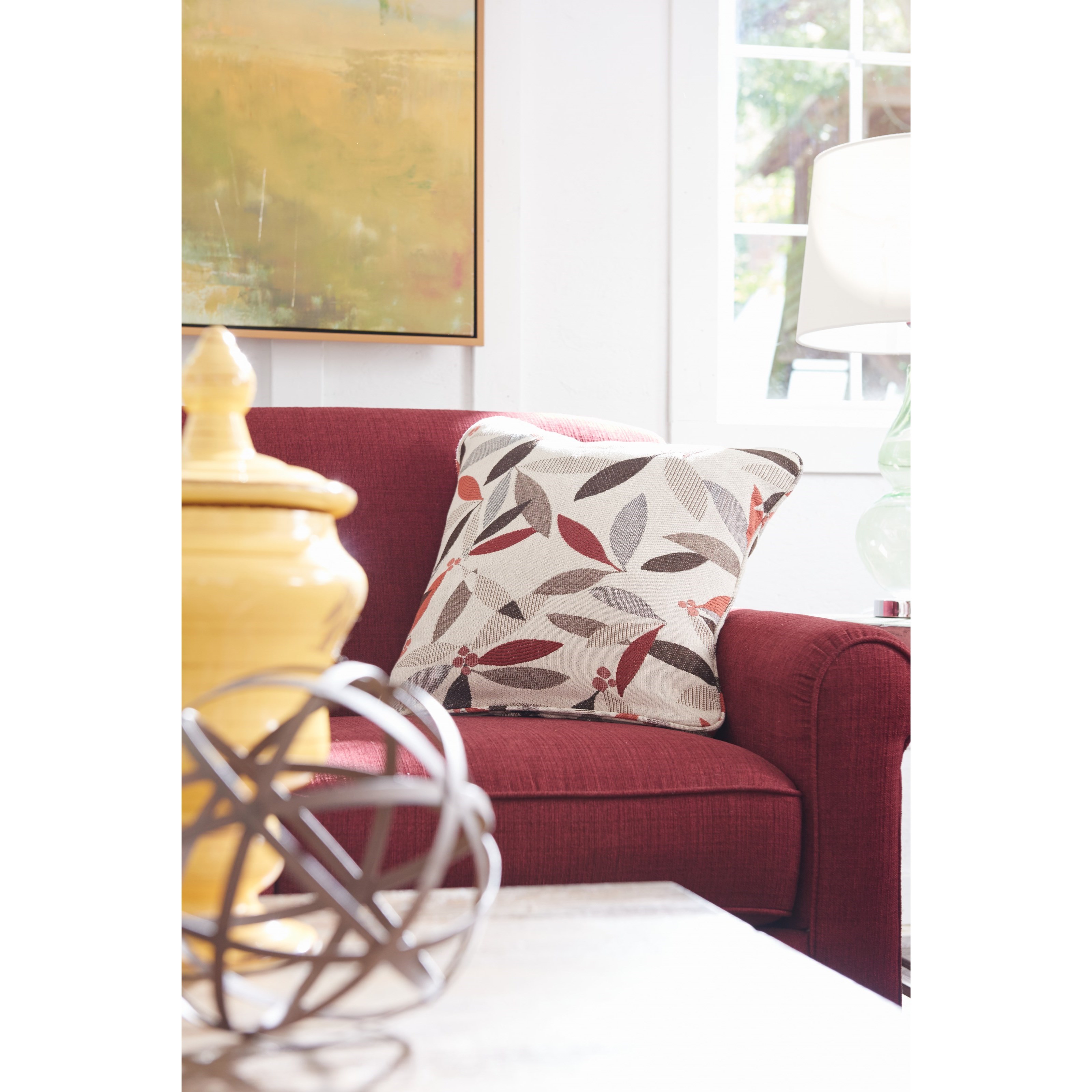 LaZBoy Amanda Casual Sleeper Sofa with Premier ComfortCore Seat