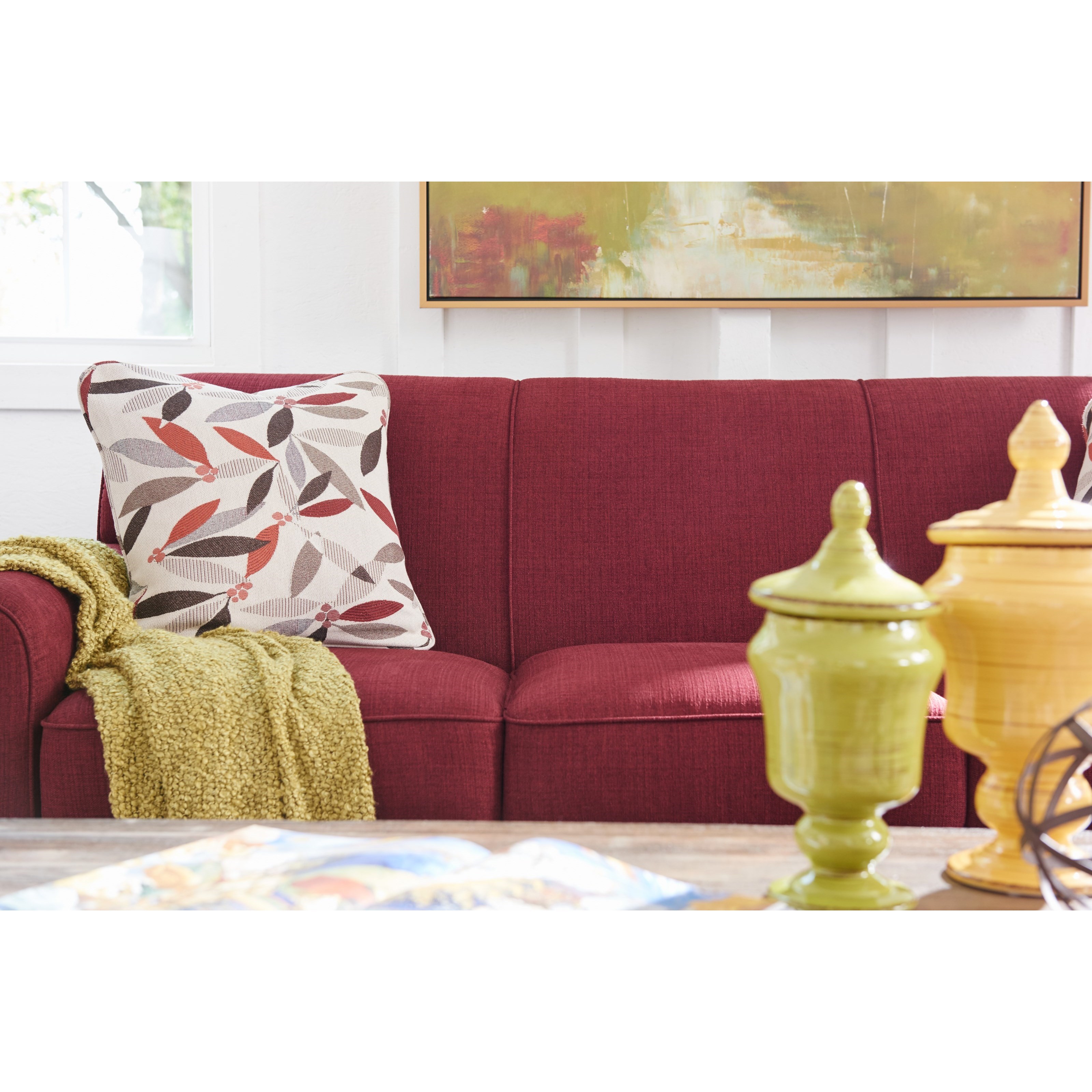 LaZBoy Amanda Casual Sleeper Sofa with Premier ComfortCore Seat