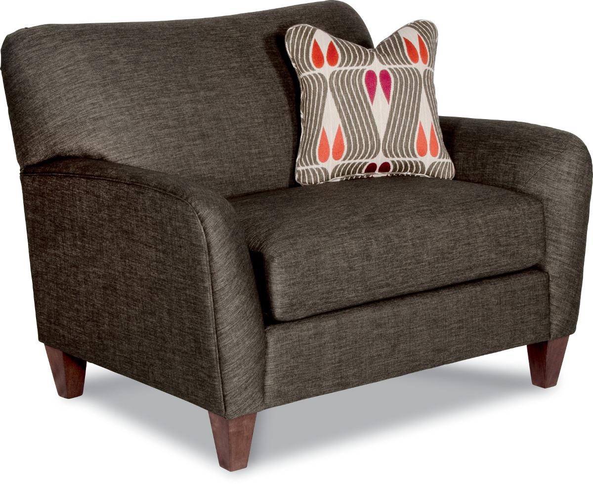 LaZBoy Dolce Premier ChairandaHalf with Track Arms Morris Home