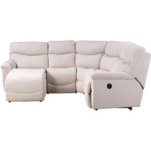 La Z Boy James Four Piece Reclining Sectional Sofa With Ras Reclining Sectional Sofa