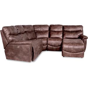 La Z Boy James Six Piece Reclining Sectional With Las Chaise Four Piece Reclining Sectional Sofa With Las Chaise