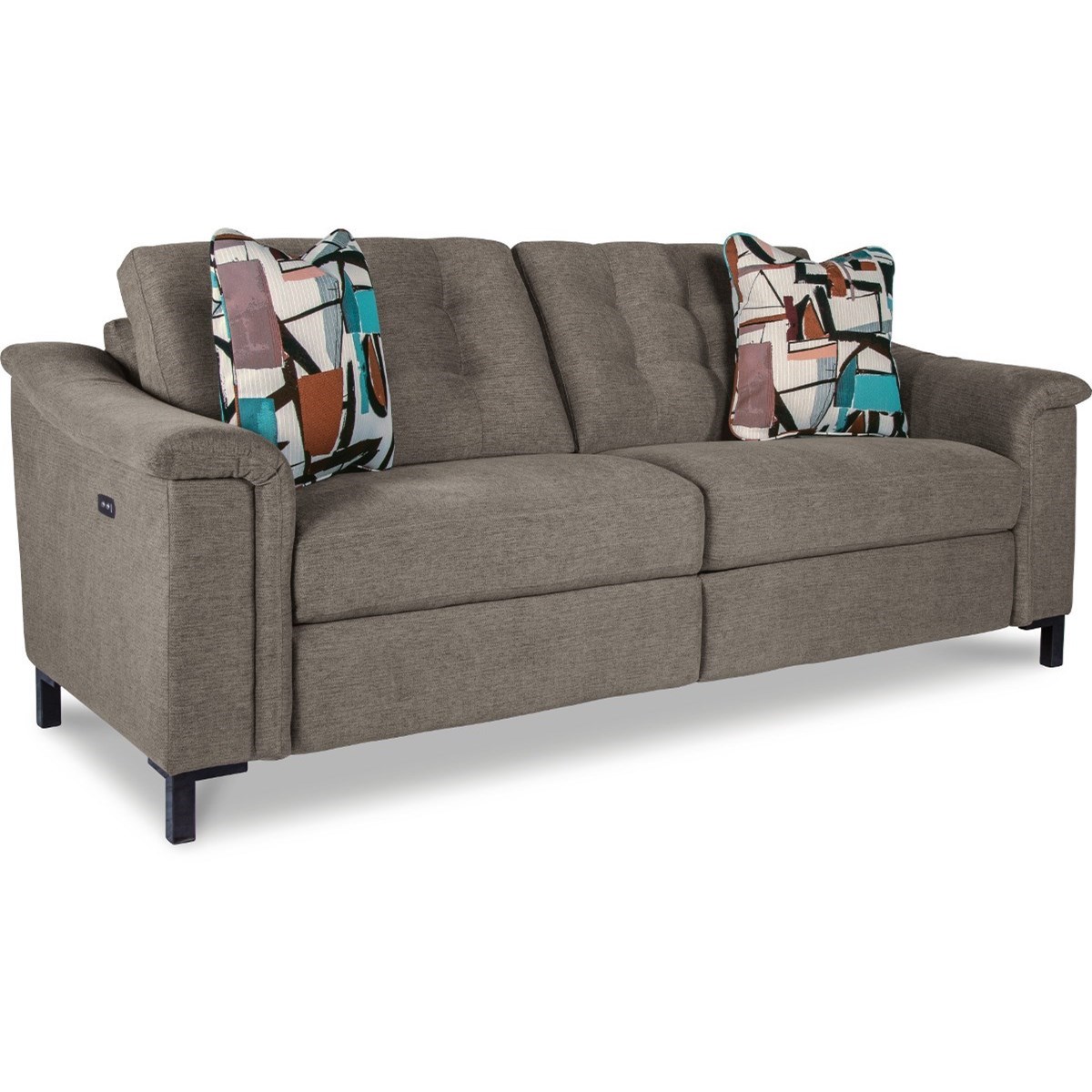 LaZBoy Luke Duo Power Reclining Two Seat Sofa with USB Charging Ports