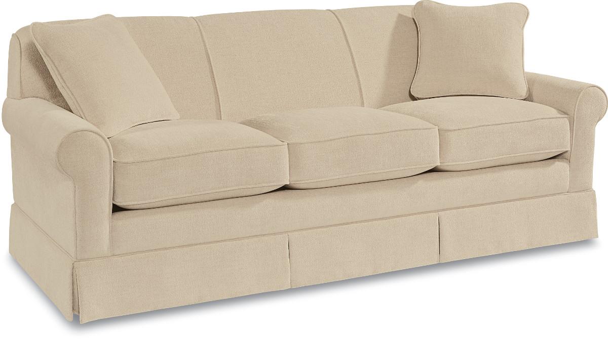 LaZBoy Madeline Stationary Sofa with Rolled Arms Conlin's Furniture