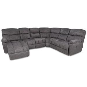 La Z Boy Joshua 6 Piece Reclining Sectional Sofa W Chaise