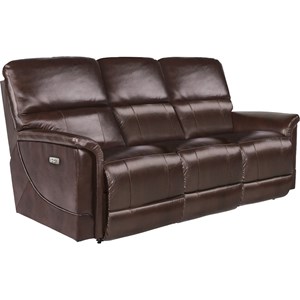 La Z Boy Oscar Casual Reclining Sofa Bennett S Home Furnishings Power La Z Time Full Reclining Sofa