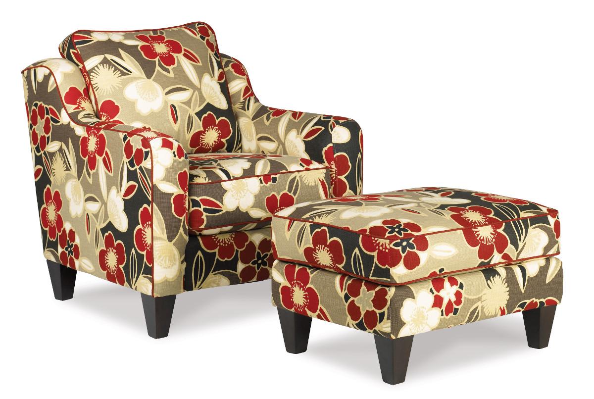 LaZBoy Talbot Casual Ottoman Home Furnishings Ottomans