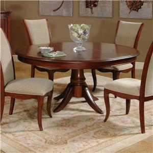 Lacquer Craft Usa Avalon Traditional Single Pedestal Table