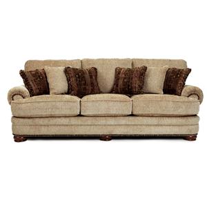 Lane Stanton Stationary Sofa With Nailhead Trim And Wood Lane Stanton Stationary Sofa With Nailhead Trim And Wood Accents Royal Furniture Sofas