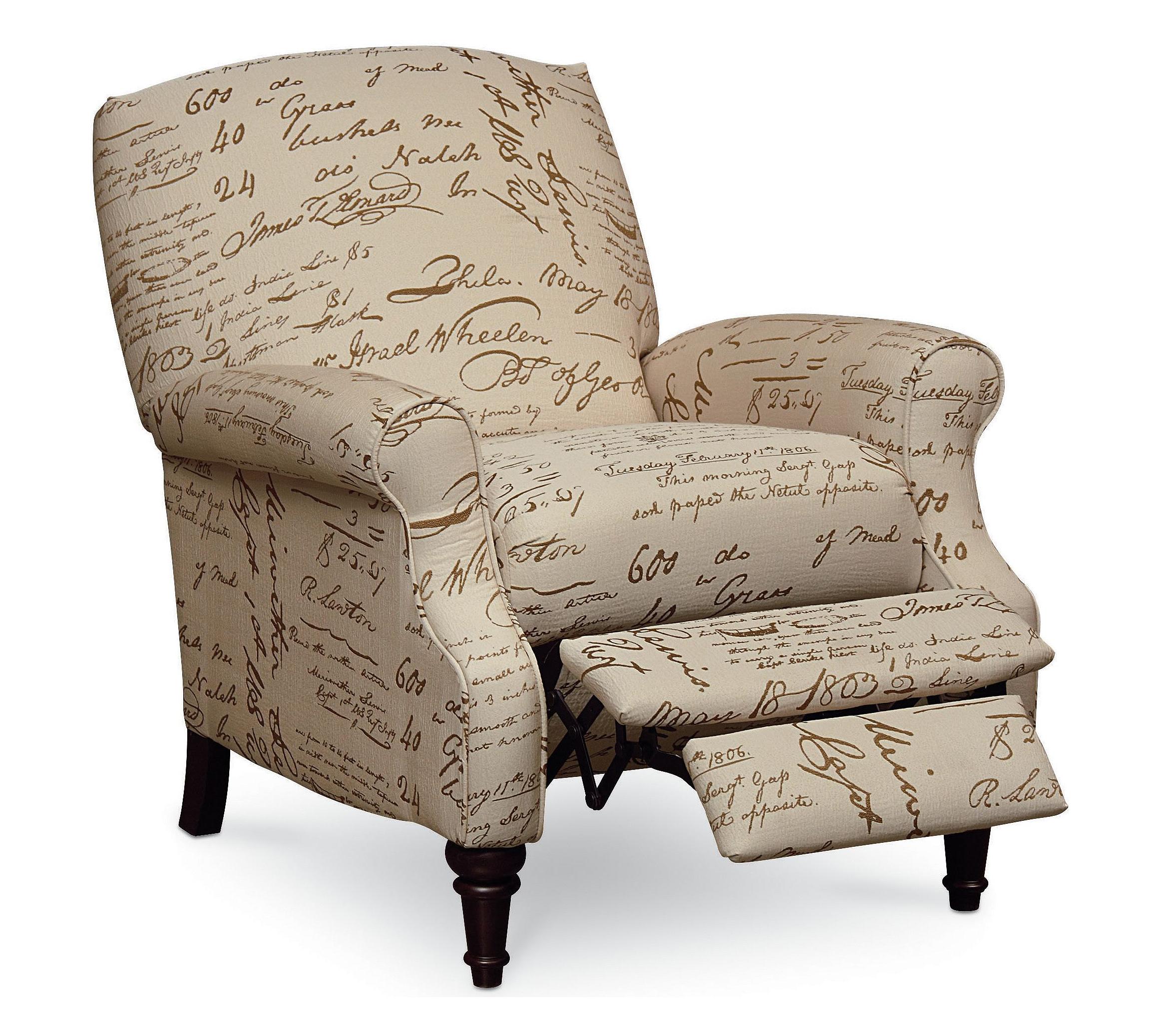 Lane Express Chloe Chloe HiLeg Recliner with Rolled Arms and Wing Back