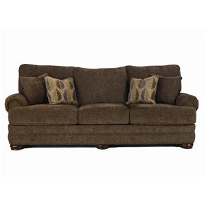 Lane Stanton Stationary Sofa With Nailhead Trim And Wood Accents Lane Stanton Stationary Sofa With Nailhead Trim And Wood Accents Ahfa Sofas