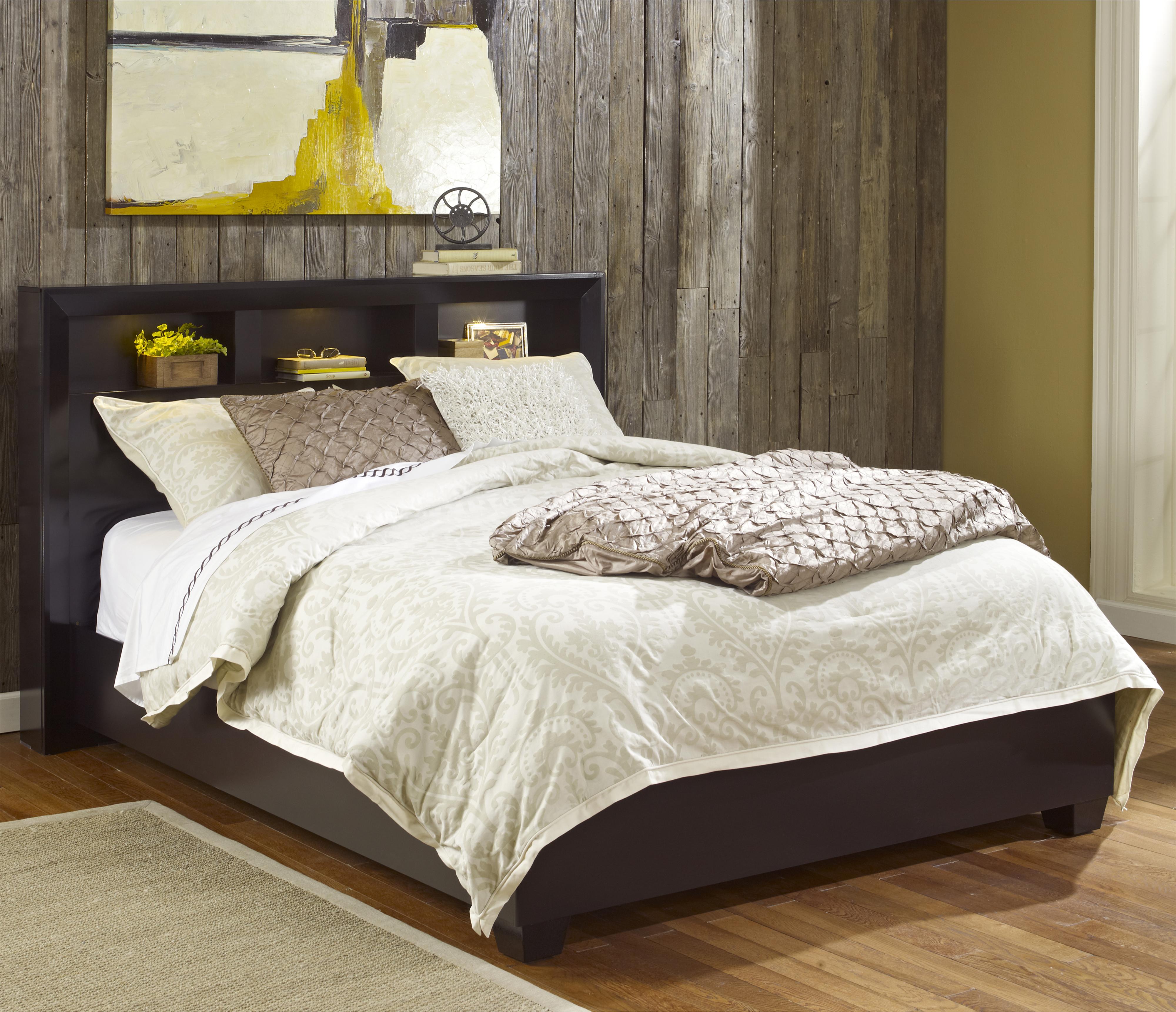 Lang Hudson Queen Shadow Bed With 3 Storage Compartments Ahfa Bed Shown May Not Represent Size Indicated