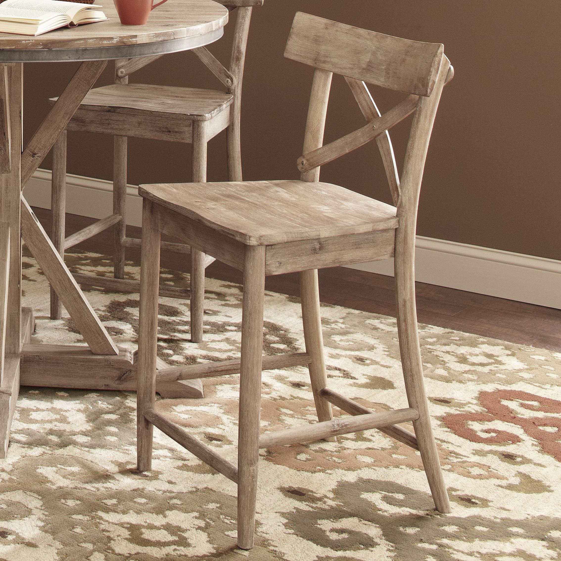 Largo Callista D680 22 Rustic Casual 24 Counter Stool Baer S