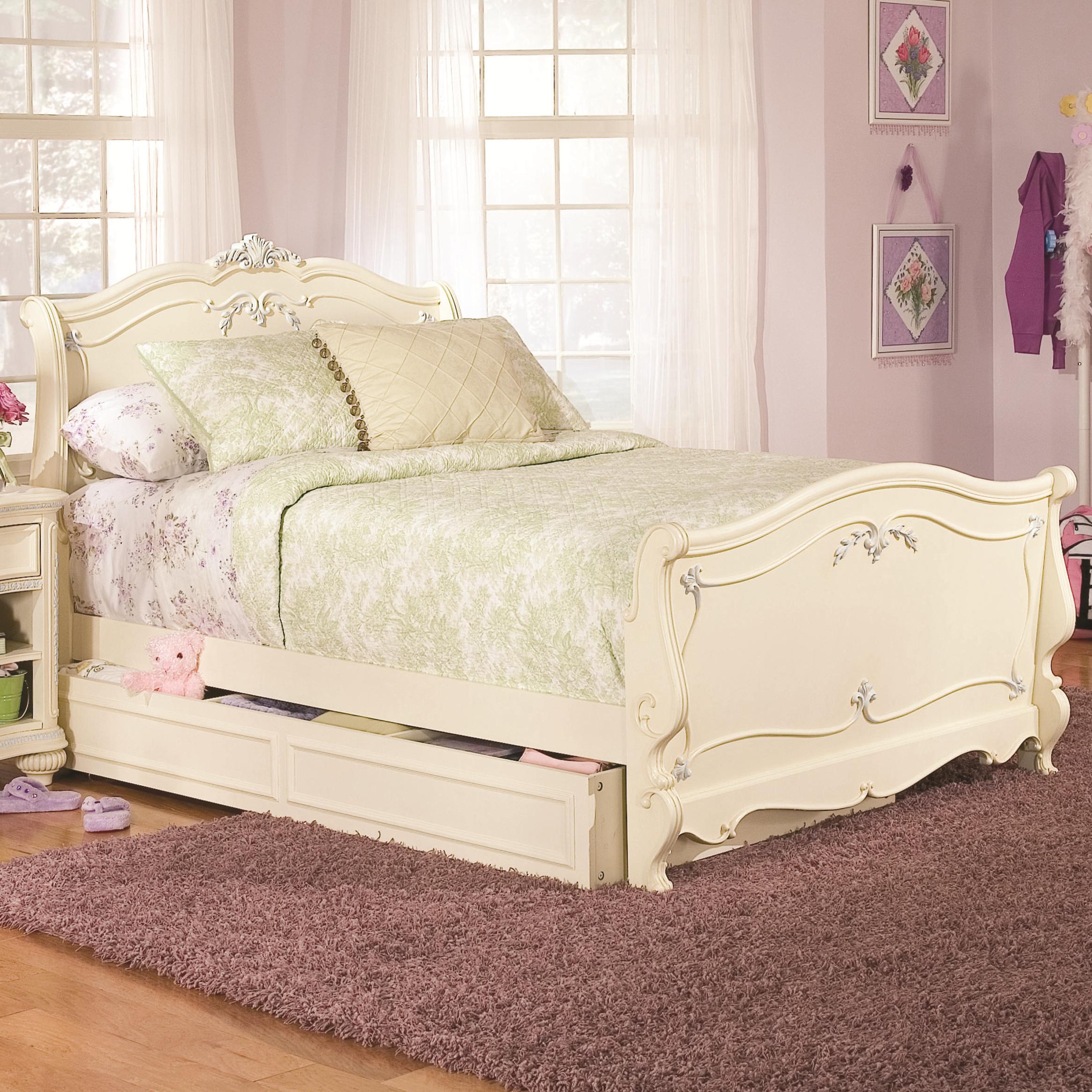 Jessica Mcclintock Romance 203 By Lea Industries Ahfa Lea Industries Jessica Mcclintock Romance Full Storage Sleigh Bed