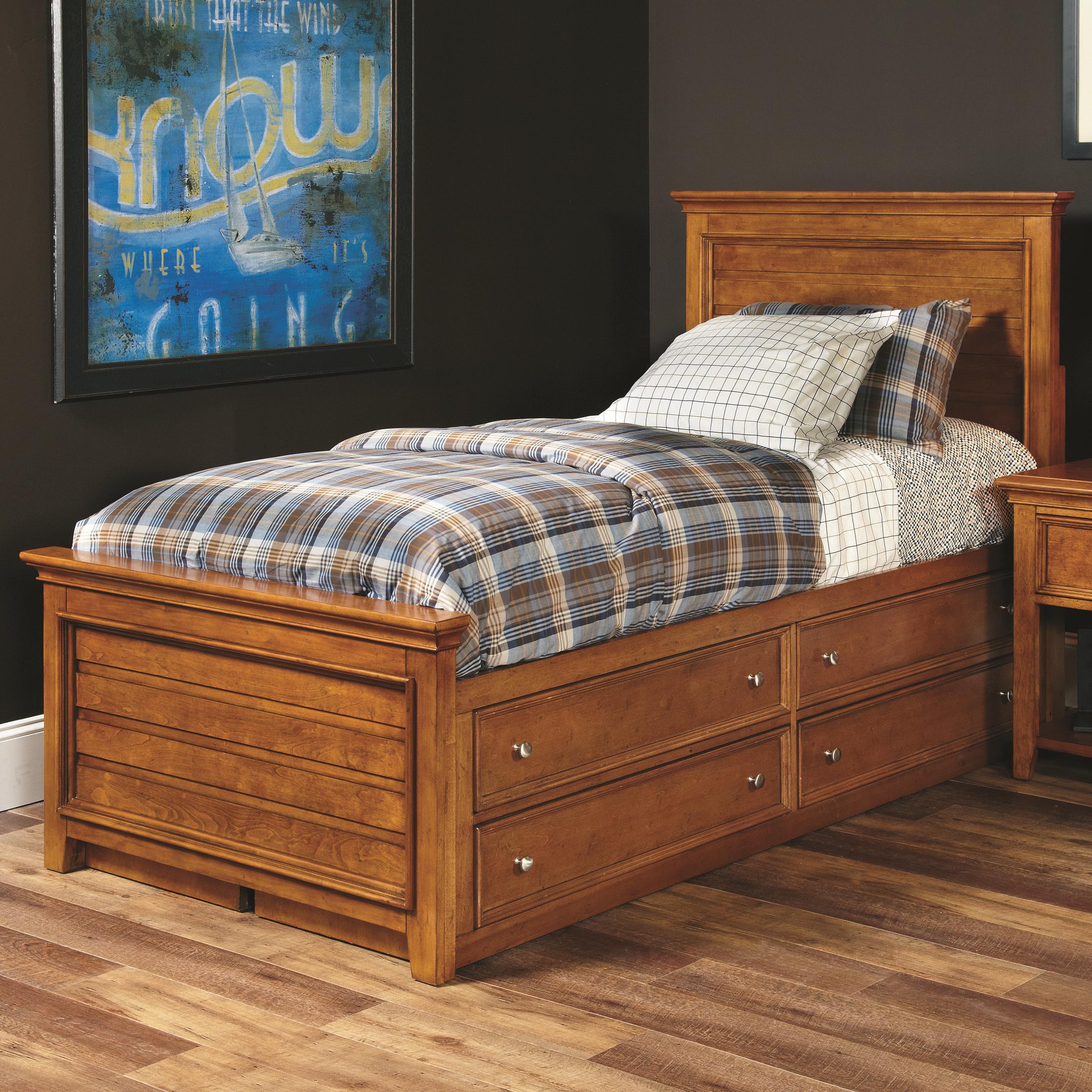 Lea Industries Willow Run Full Sideways Platform Bed with Slat Lea Industries Willow Run Full Sideways Platform Bed with Slat