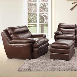 Chair And Ottoman In Fresno Madera Fashion Furniture