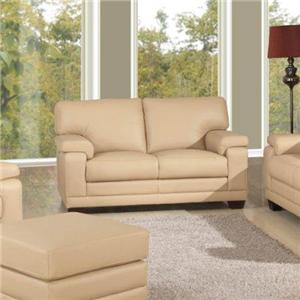 Leather Italia USA Carlisle Loveseat