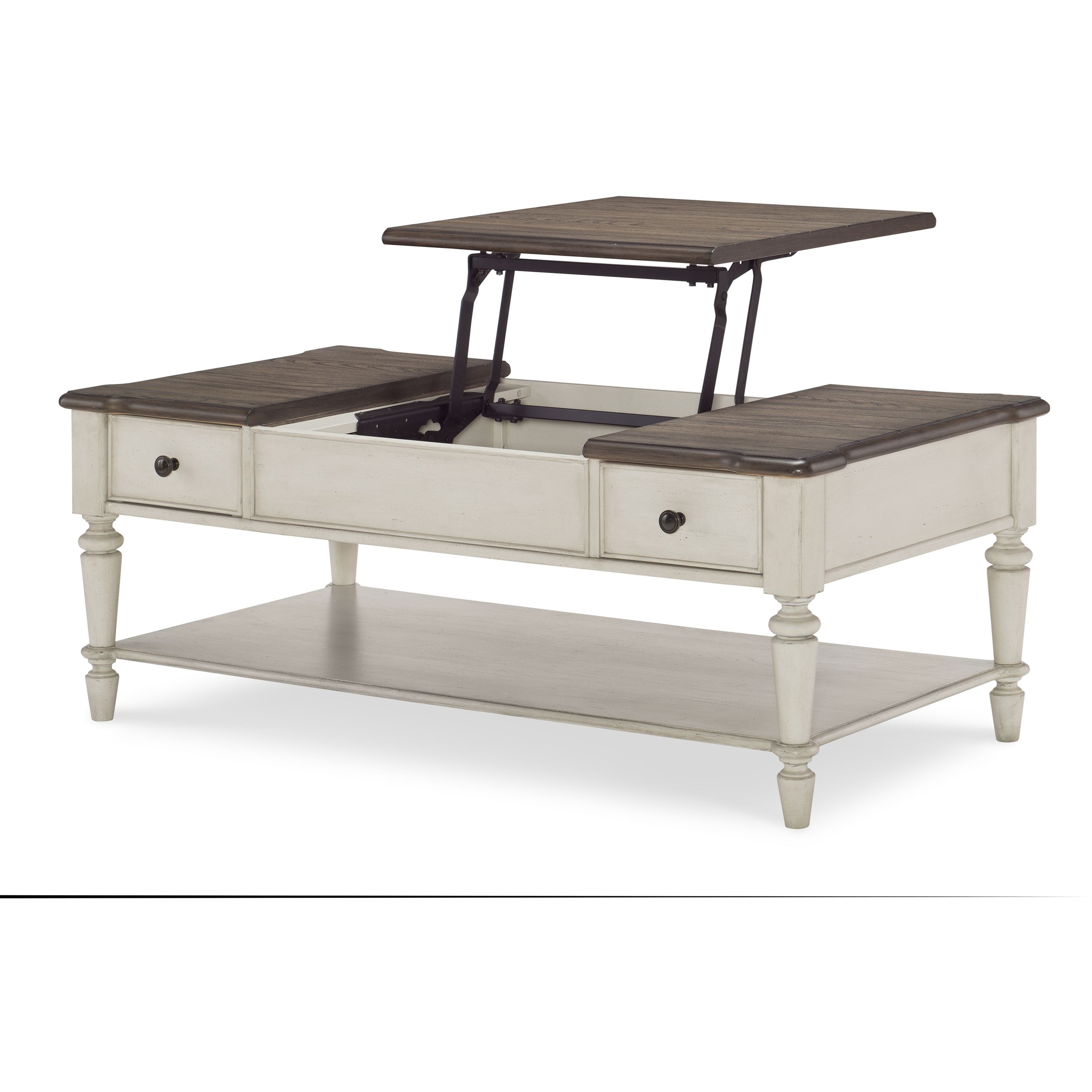 Legacy Classic Brookhaven LiftTop Cocktail Table PassThrough Drawers