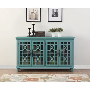 Legends Furniture Anthology Meghan Blue 4-Door Chest
