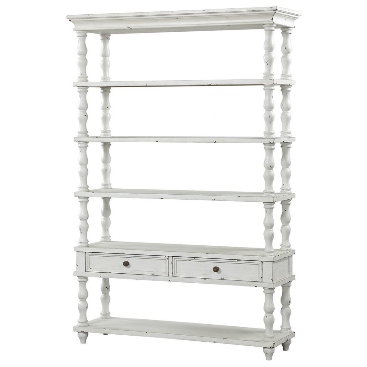 Legends Furniture Laurel Grove Zlgv 6009 5 Tier Etagere With 2