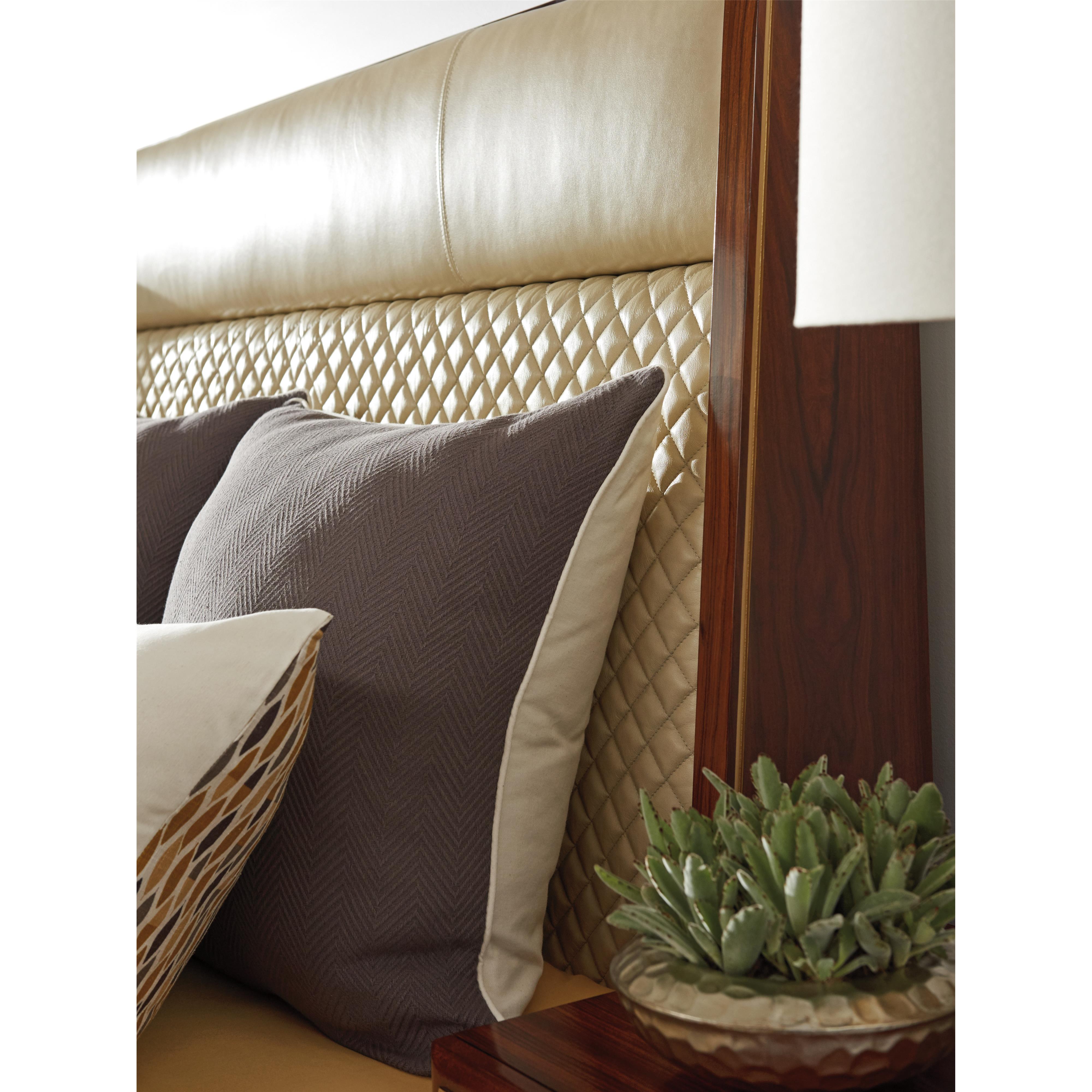 Lexington TAKE FIVE 723144C Empire KingSized Bed with Quilted Leather