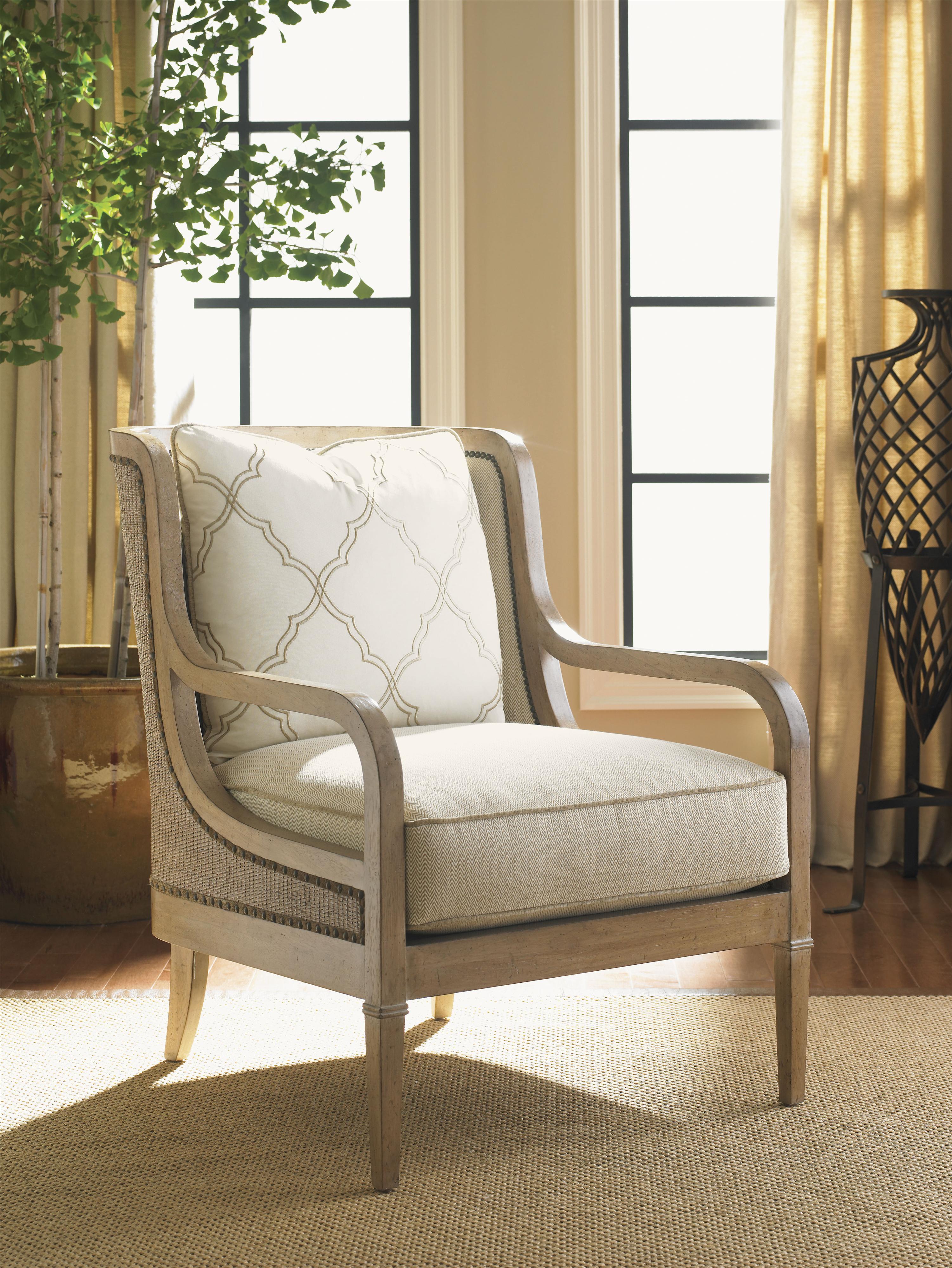 Lexington Monterey Sands Archer Chair With Exposed Wood Arms Baer s